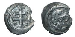 World Coins - HUNGARY - Bela IV - 1235-1270 AD - silver obolus RRR