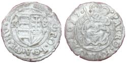 World Coins - Mathias II - King of Hungary - 1608-1619 - Ag denar 1617