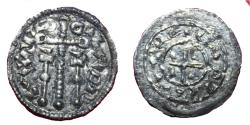 World Coins - Hungary - Ladislaus I - Laszlo I - 1077-1095 AD - silver denar - XF - RRR