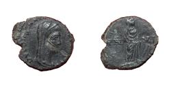 Ancient Coins - Constantine I the Great - 307-337 AD - veiled - posthumous issue - numis quarter