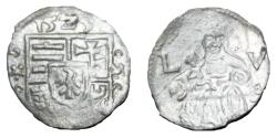World Coins - Hungary - Louis II 1516-1526 denár 1525 LV  Silver