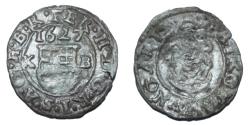 World Coins - Hungary - Ferdinand II - 1619-1637 AD - 1627 - Ag denar