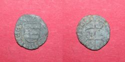 World Coins - Sigismund - King of Hungary - 1387-1437 AD - bronze denar