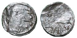 World Coins - Hungary - Wenceslaus III - 1301-1305 AD - Ag denar - VF    R