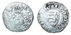 World Coins - LUDWIG I of Anjou - 1342-1382 AD Silver denar VF
