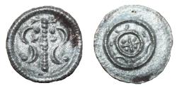 World Coins - Hungary - Geza II - 1141-1162 AD - silver denar