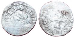 World Coins - Hungary - Louis I - 1342-1382 AD - Ag denar - VF