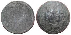 World Coins - Hungary - Bela III - Copper coin - 1172-1196 - Crusader parabolic coin