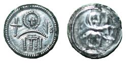 World Coins - Hungary - Geza II - 1141-1162 AD - silver coins - one-sided struck RRR