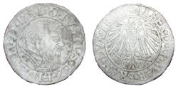 World Coins - GERMAN STATES, BRANDENBURG-PRUSSIA, ALBERT, DUKE OF PRUSSIA 1541