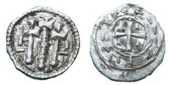 World Coins - Hungary - Istvan II - 1116-1131 AD - Ag denar - XF  Time of Crusades
