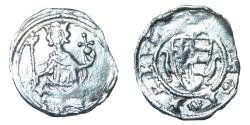 World Coins - Hungary - Charles Robert - 1308-1342 AD - silver obolus - XF
