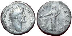 Ancient Coins - Antoninus Pius - 138-161 AD - AR denar - VF