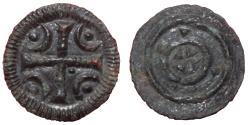 World Coins - Bela II 1131-1141 - Copper denar  Time of the crusades