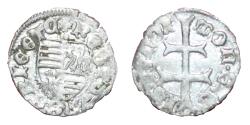World Coins - Ladislavs V - 1440-1453 AD - Ag denar VF