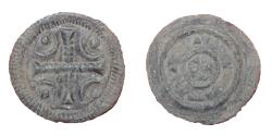 World Coins - Bela II 1131-1141 - Copper denar Time of the crusades