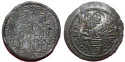 World Coins - Hungary - Bela III - Copper coin - 1172-1196 - Crusader parabolic coin