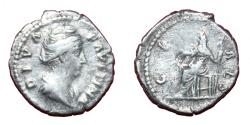 Ancient Coins - Faustina I - b.ca.100-d.141 AD - AR denarius - CERES