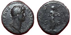 Ancient Coins - Hadrian - Augustus 117-138 AD - As - VF