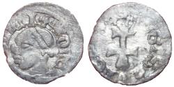 World Coins - Hungary - Louis I - 1342-1382 AD - Ag denar - VF