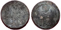 World Coins - Bela III - Copper coin - 1172-1196 - Crusader parabolic coin
