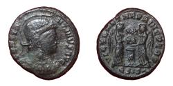 Ancient Coins - Constantine I - 307-337 AD - VICT LAETAE PRINC PERP - Siscia mint