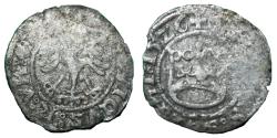 World Coins - GERMANY, Schweidnitz. Louis II of Hungary 1516-1526 AD. -   AR Half Groschen 1526.