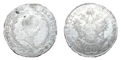 World Coins - Franz II - 1804-1867 - 20 kreuzer 1829 - Silver