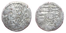 World Coins - Mathias I Corvinus - 1458-1490 AD - Ag obolus - XF