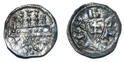 World Coins - Hungary - Bela III - 1173-1196 AD - silver denar - XF