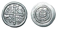 World Coins - Hungary - Geza II - 1141-1162 AD - beautiful Ag denar - XF Time of Crusades