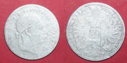 World Coins - Austria - Franz Joseph I - 20 krajczar - 1870 Silver