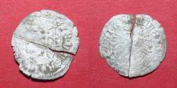 World Coins - Hungary - Ulaszlo I - 1440-1444 AD - Ag denar - F
