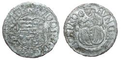 World Coins - Hungary  Rudolf II 1524-1608 Ag Denar