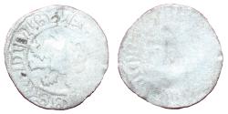 World Coins - Hungary - Ladislaus V - 1440-1457 AD - one side struck - RARE