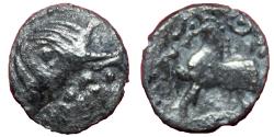 Ancient Coins - East celtic fractional coinage - Dachreiter type - 2-3. Cent. BC - AR Drachm - Scarce Silver