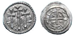 World Coins - Hungary - Stephen II - 1116-1131 AD - Ag denar XF Time of Crusades