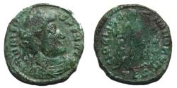 Ancient Coins - Valens - Augustus 364-378 AD  Green patina   V A Mint TES