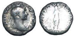 Ancient Coins - Trajan - Augustus 98-117 AD - AR denarius