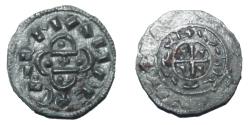 World Coins - Kalman - King of Hungary - 1095-1116 AD - Ag denar - beautiful - XF
