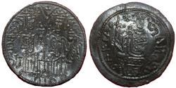World Coins - Hungary - Bela III - Copper coin - 1172-1196 - Crusader parabolic coin