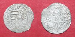 World Coins - Hungary - Mathias I Corvinus - 1458-1490 AD - Ag denar - VF