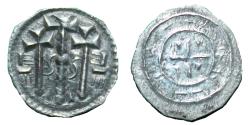 World Coins - Hungary  (Stephanus) Istvan II - 1116-1131 - AR Silver denar - XF  Time of the crusades