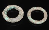 Ancient Coins - Lot comprising two pieces of Celtic ring proto money
