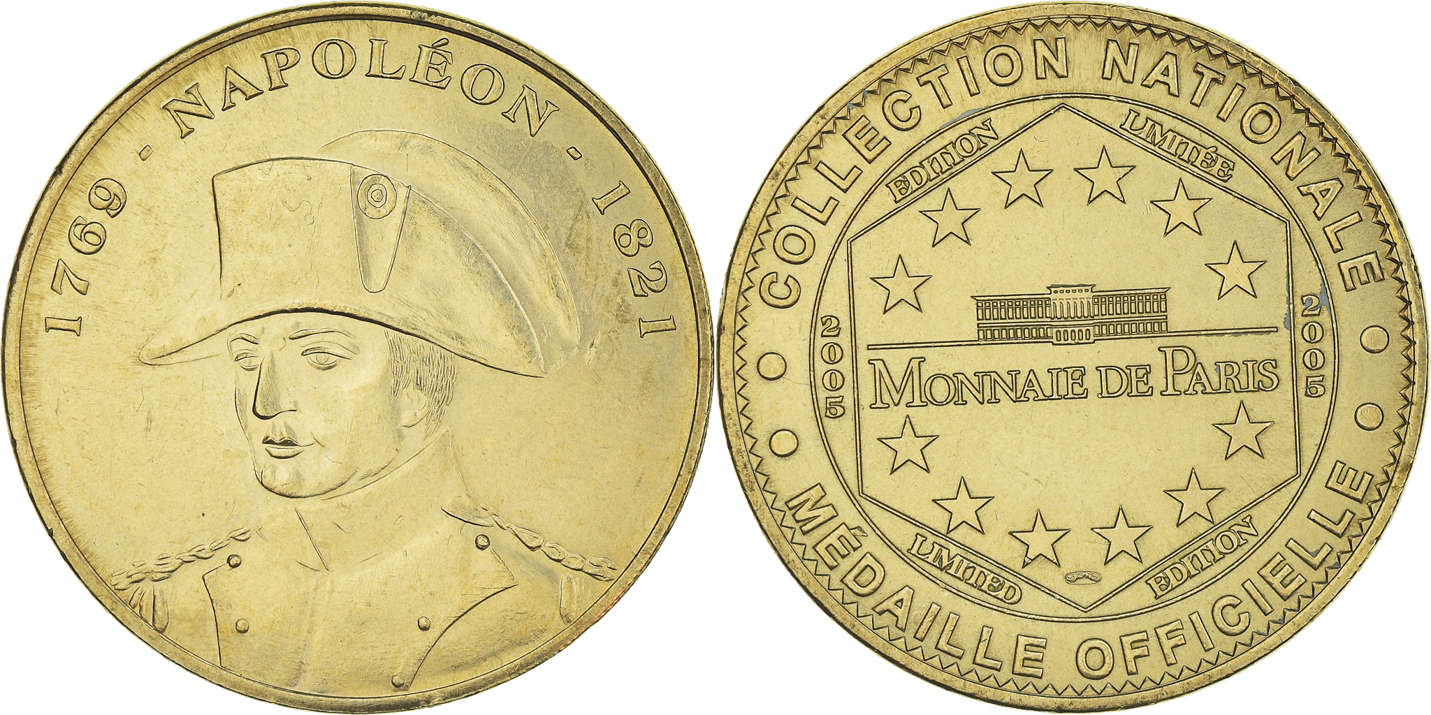 France, Token, Paris - Napoléon Bonaparte 1769-1821, 2005, MDP,