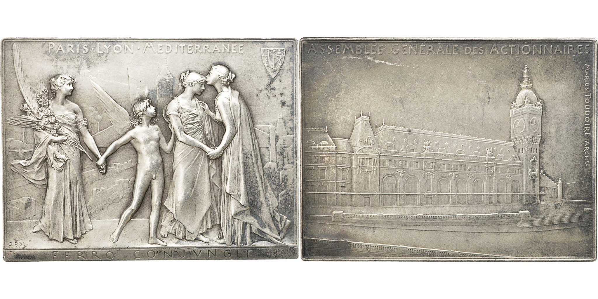 France, Medal, Assemblée Générale du Paris-Lyon-Méditerranée, Roty