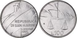 World Coins - Coin, San Marino, 100 Lire, 1990, Rome, , Steel, KM:254