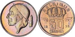 World Coins - Belgium, Baudouin I, 50 Centimes, 1975, , Bronze, KM:144