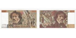World Coins - France, 100 Francs, Delacroix, Q.64, AU(55-58)