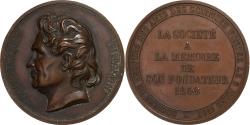World Coins - France, Medal, A la mémoire de Louis Jacques Thénard, 1858, Copper, Barre